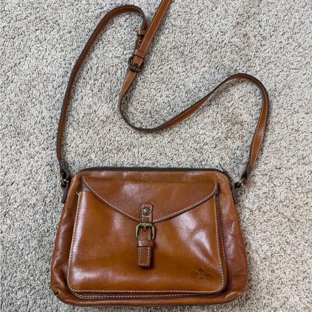 Brown Leather Crossbody Bag